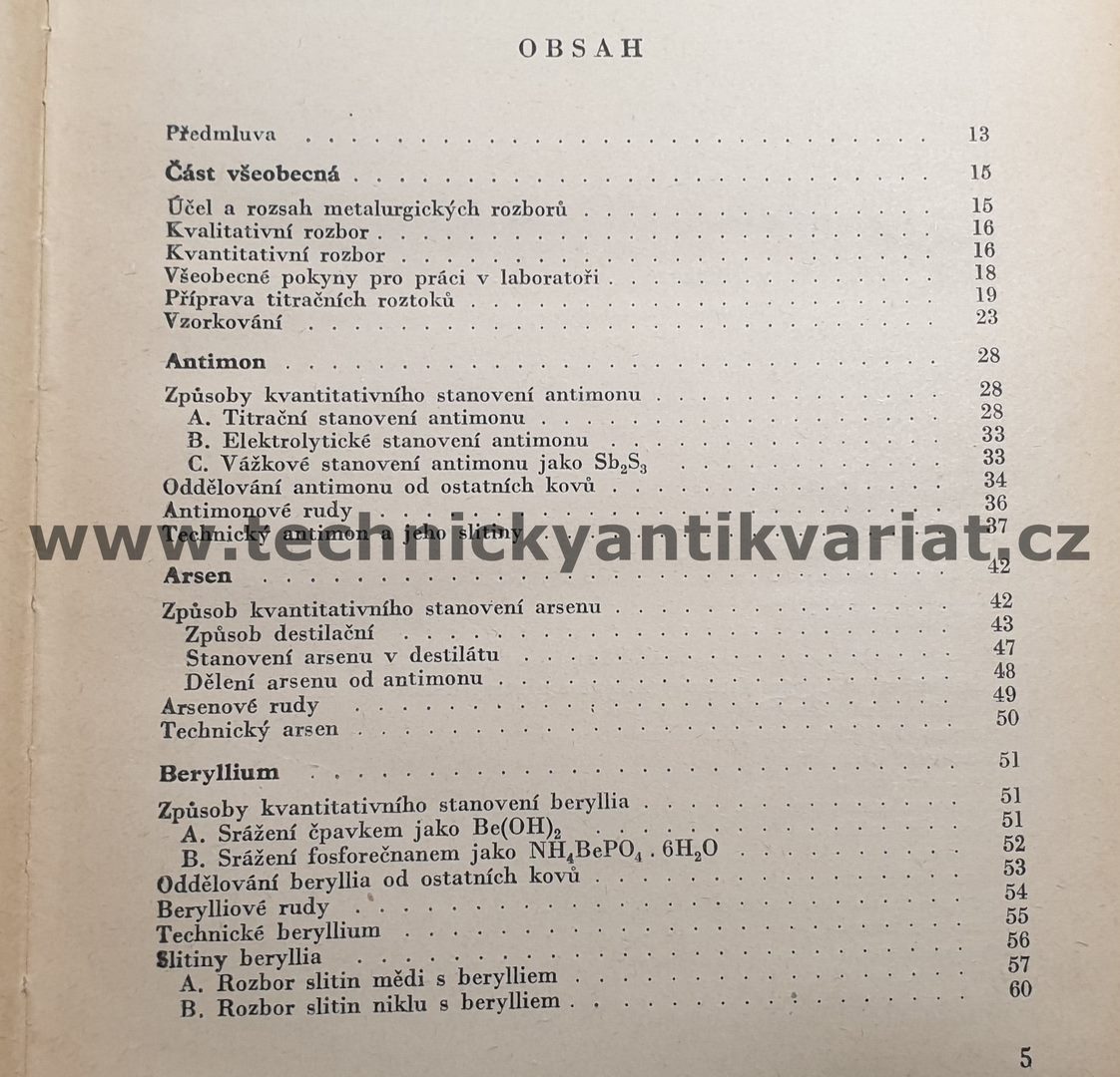 Chemické rozbory neželezných kovů a slitin - Václav Felix (1952)