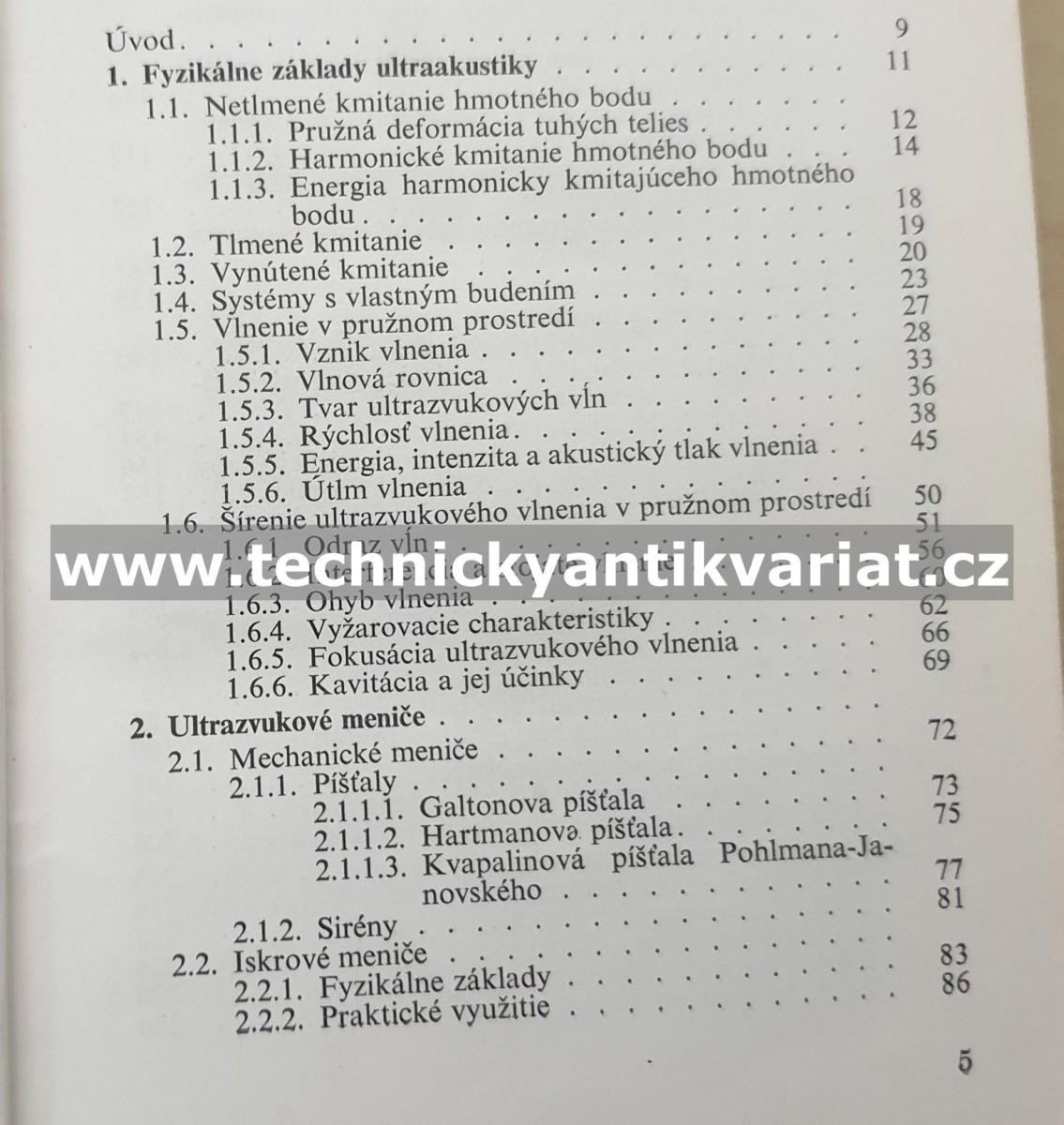 Ultrazvuk a jeho použitie v priemysle - Kučka, Švehla (1962)