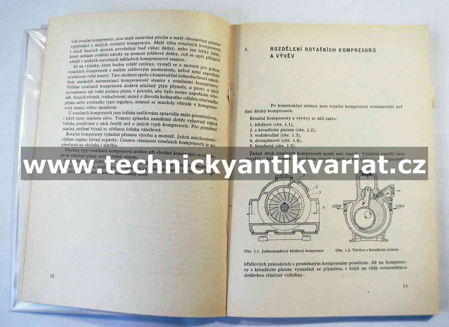 Rotační kompresory a vývěvy