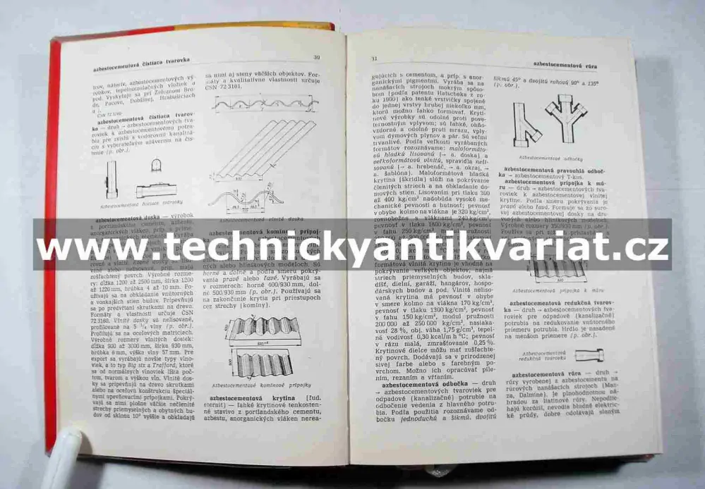 Stavebnicky náučný slovník I. Látky a dílce (1961)