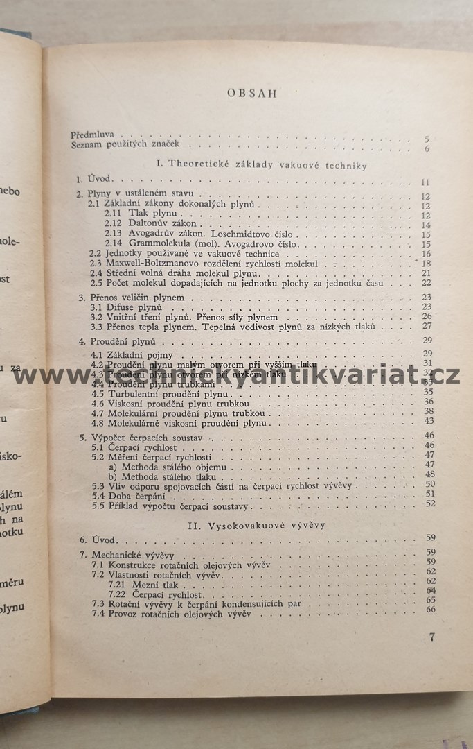 Základy vakuové techniky - Ladislav Zobač (1954)