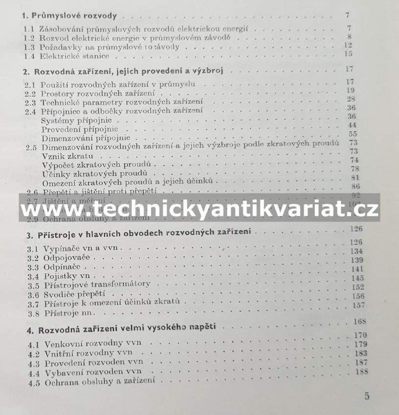 Silnoproudá rozvodová zařízení v průmyslu - Josef Pauza (1974
