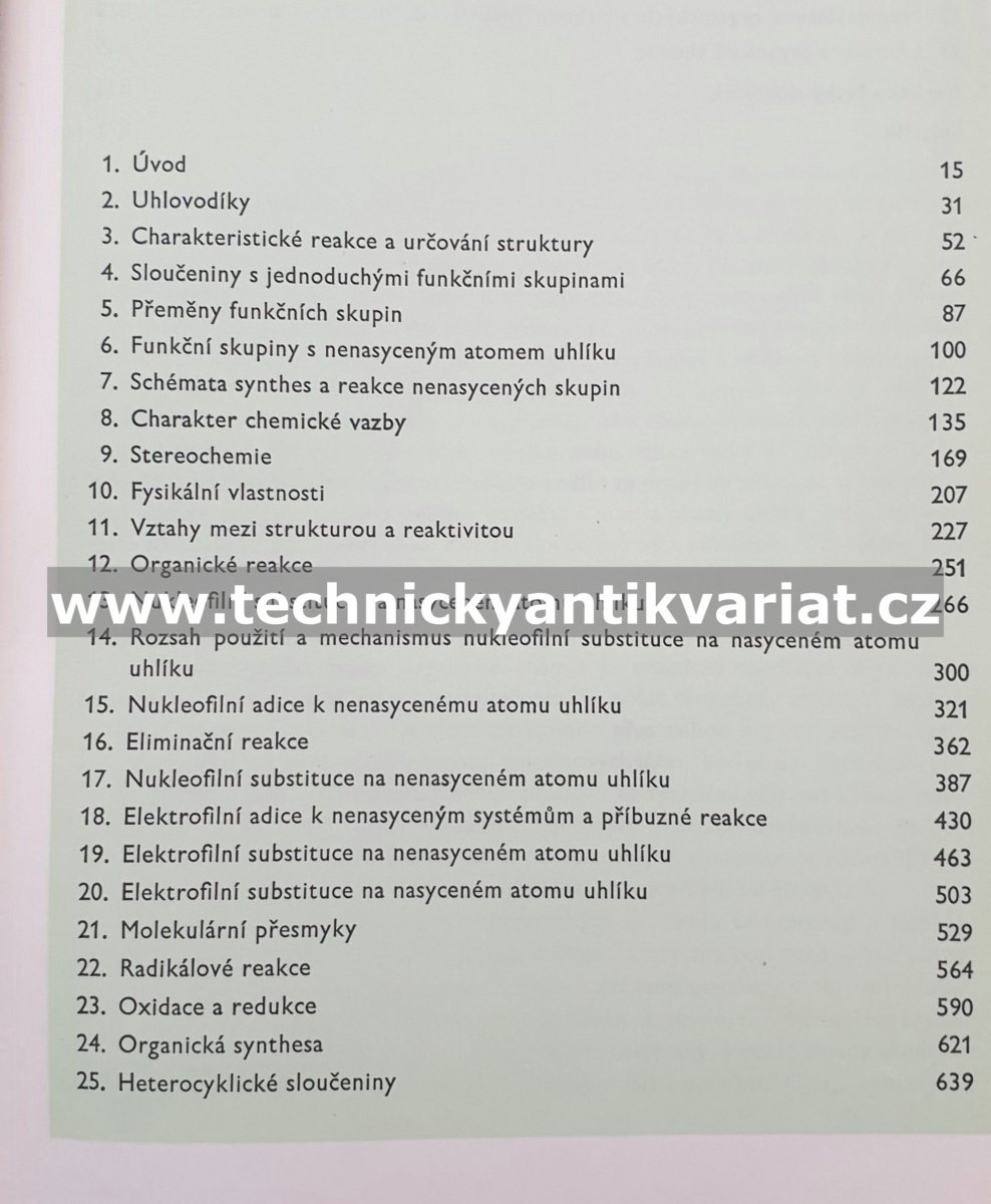 Organická chemie - Cram, Hammond (1969)