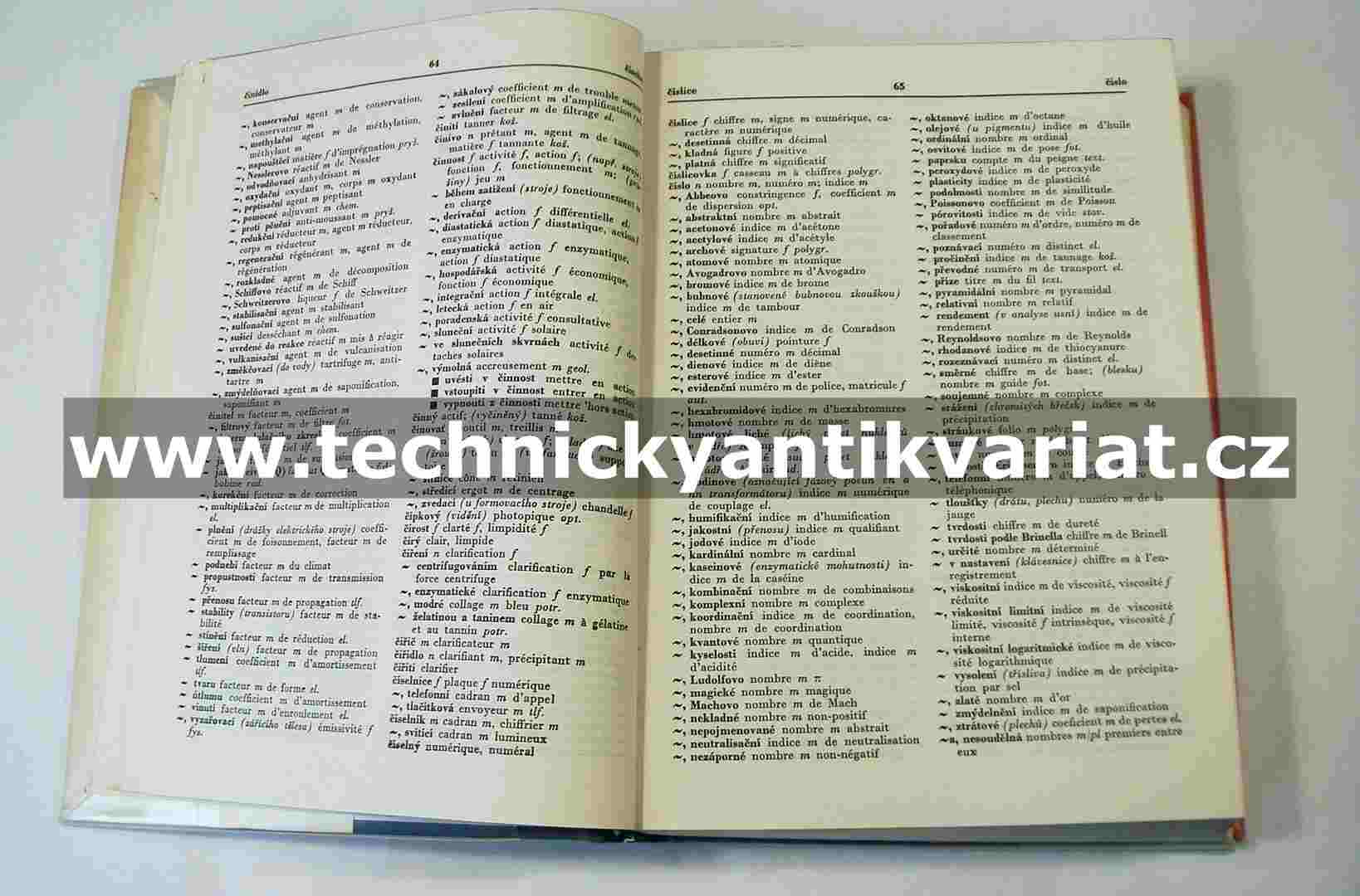 Česko-francouzský technický slovník