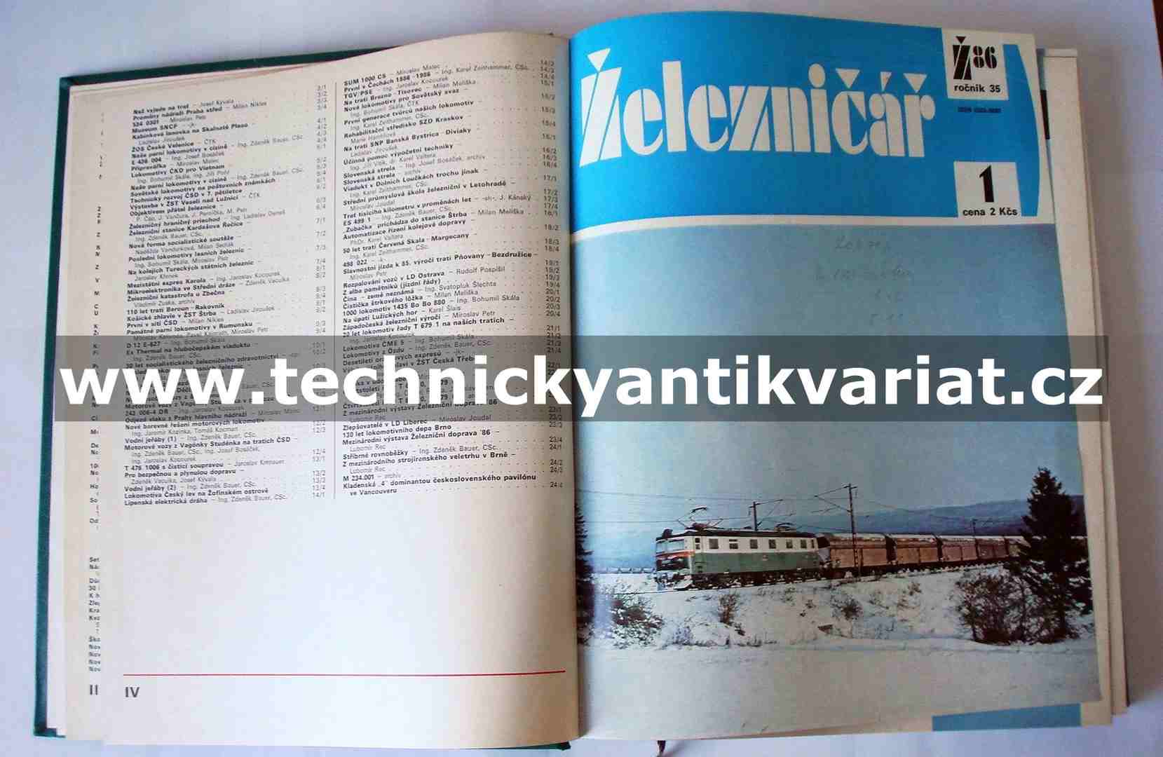 Železničář 1986
