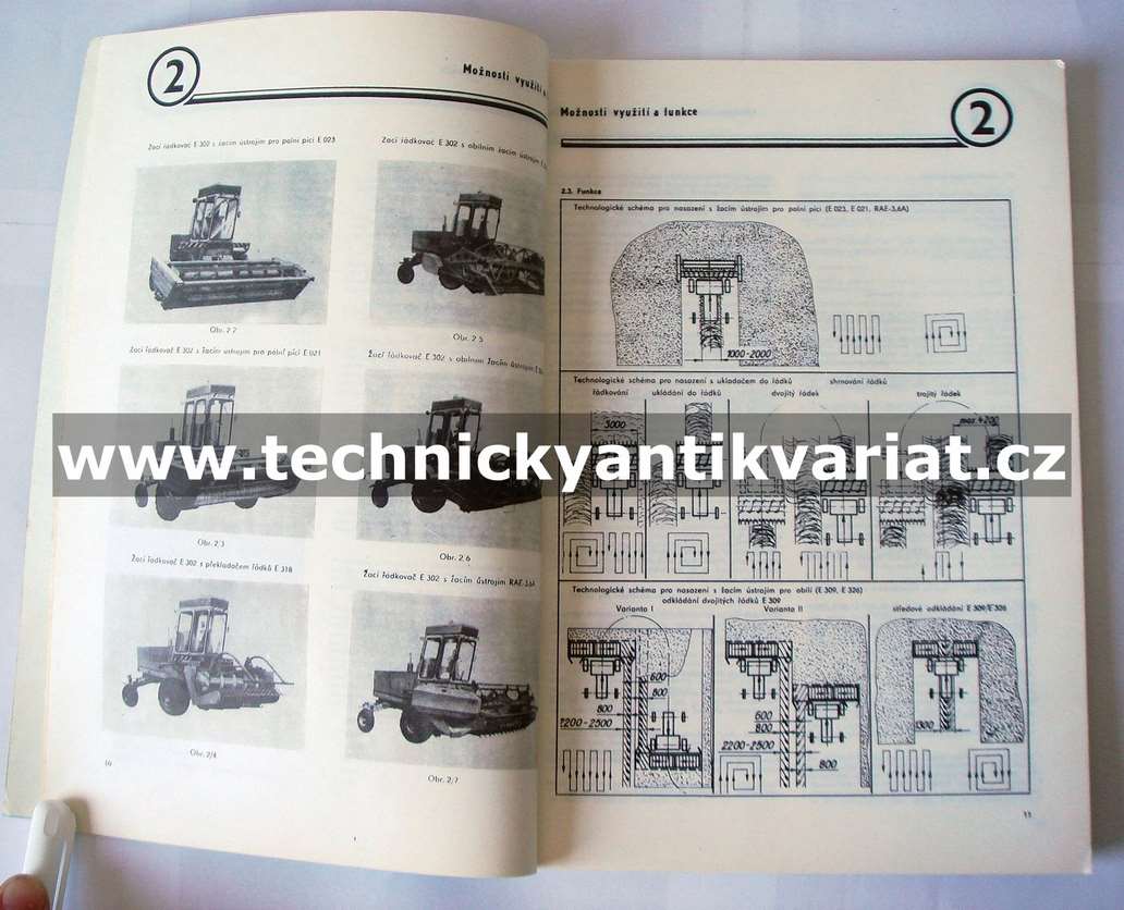 Fortschritt E 302 žací řádkovač