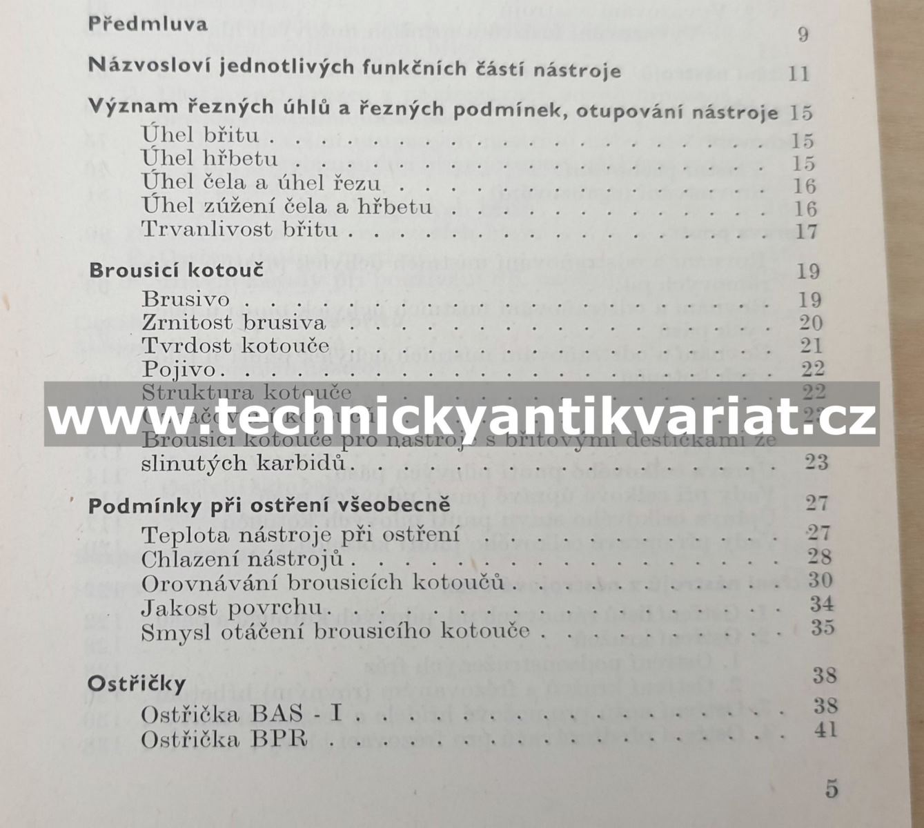 Údržba a ostření dřevoobráběcích nástroj - Stanislav Prokeš (1975)