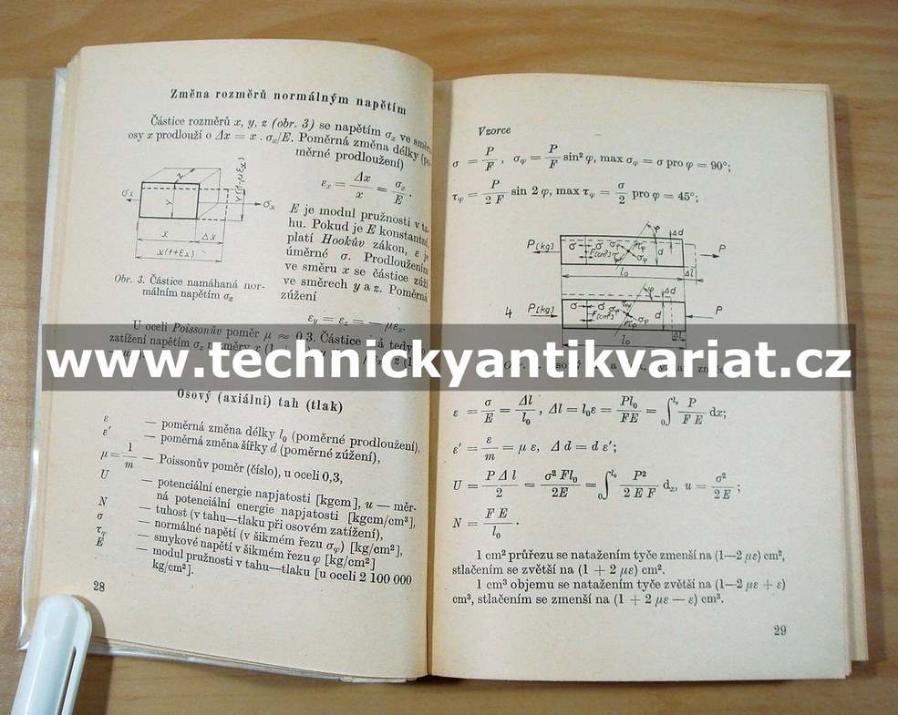 Sbírka vzorců z pružnosti a pevnosti