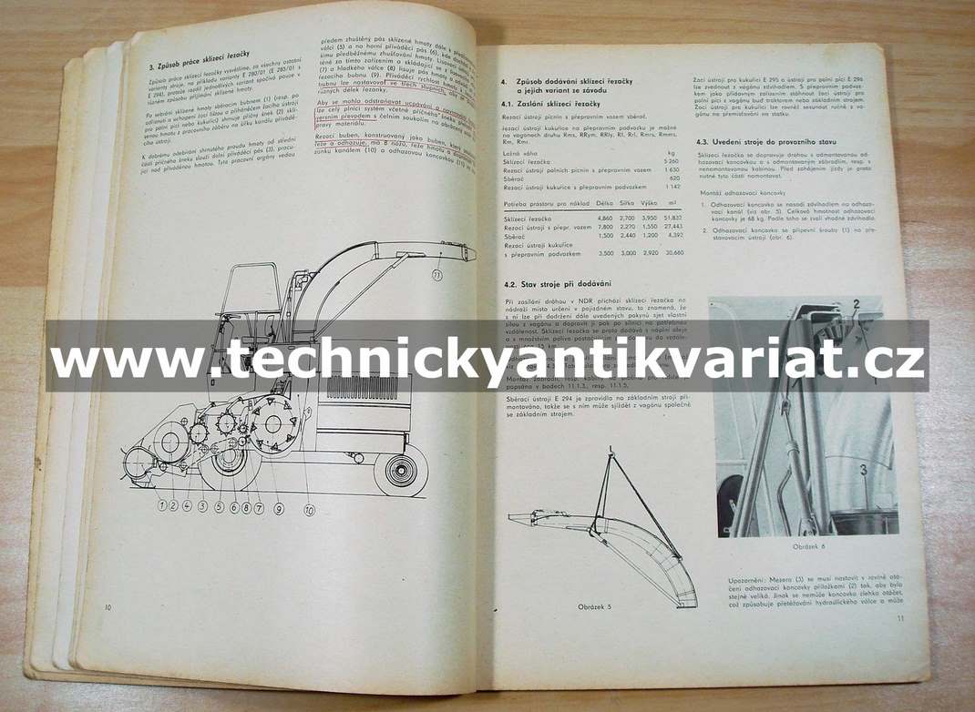 Fortschritt E280 sklízecí řezačka