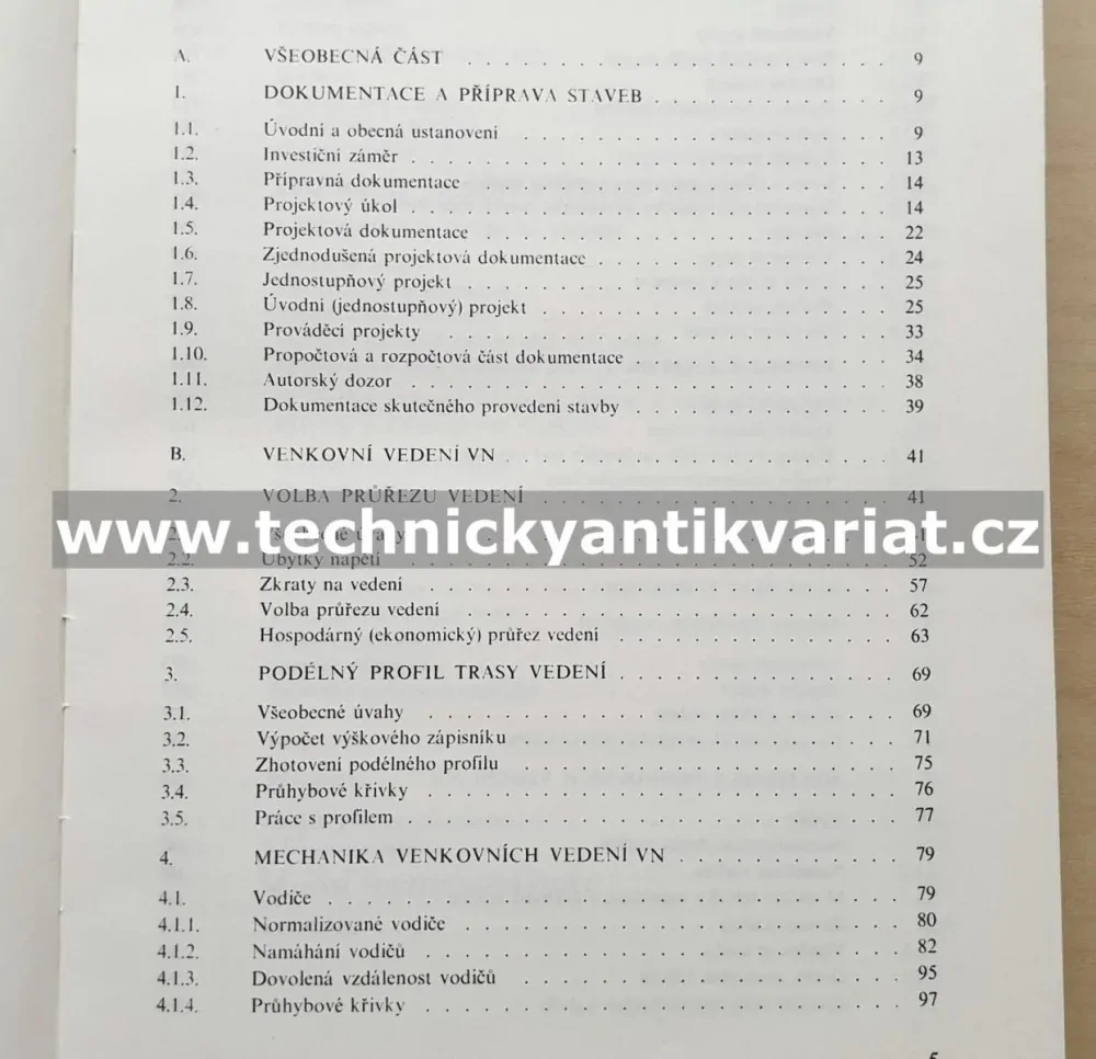 Navrhování venkovních vedení vn a nn - Bureš, Šitina, Václavek (1989)
