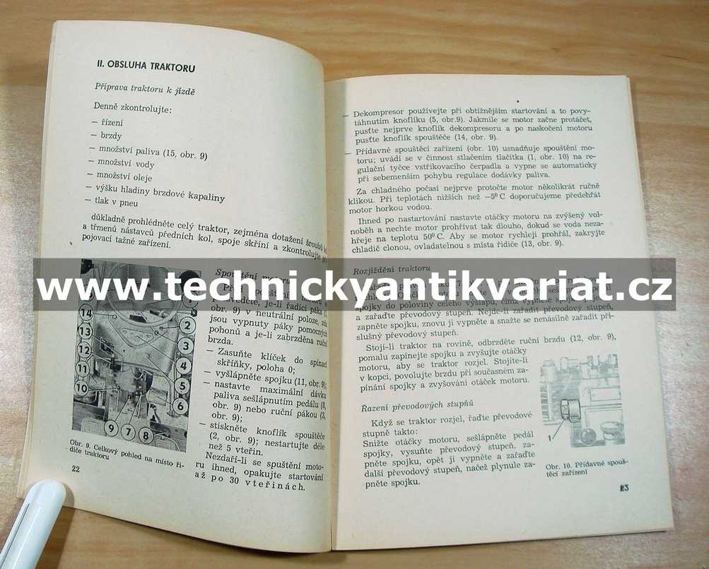 Desatero pro obsluhu kolových a pásových traktorů