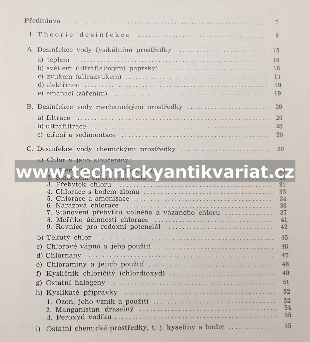 Desinfekce vody - Hynek Stuchlík (1958)