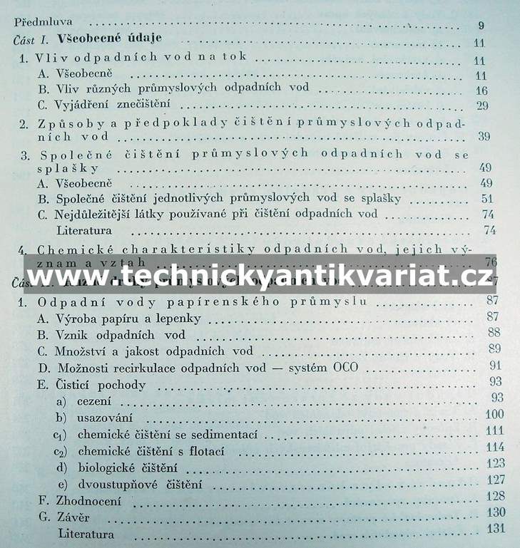 Čištění průmyslových odpadních vod - Adolf Petrů (1957)