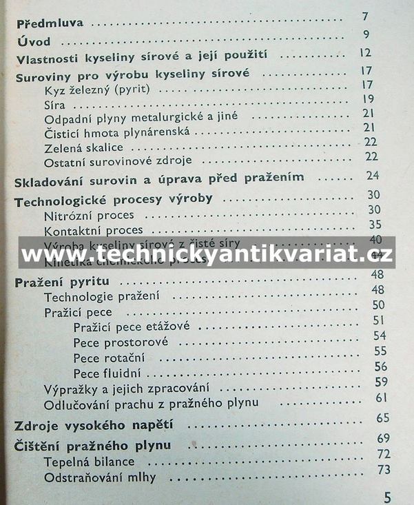Výroba kyseliny sírové