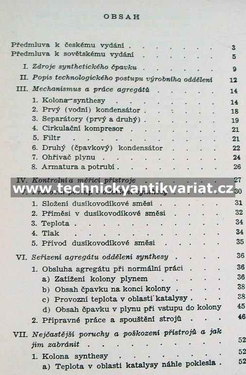 Výroba synthetického čpavku