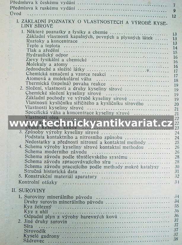 Výroba kyseliny sírové