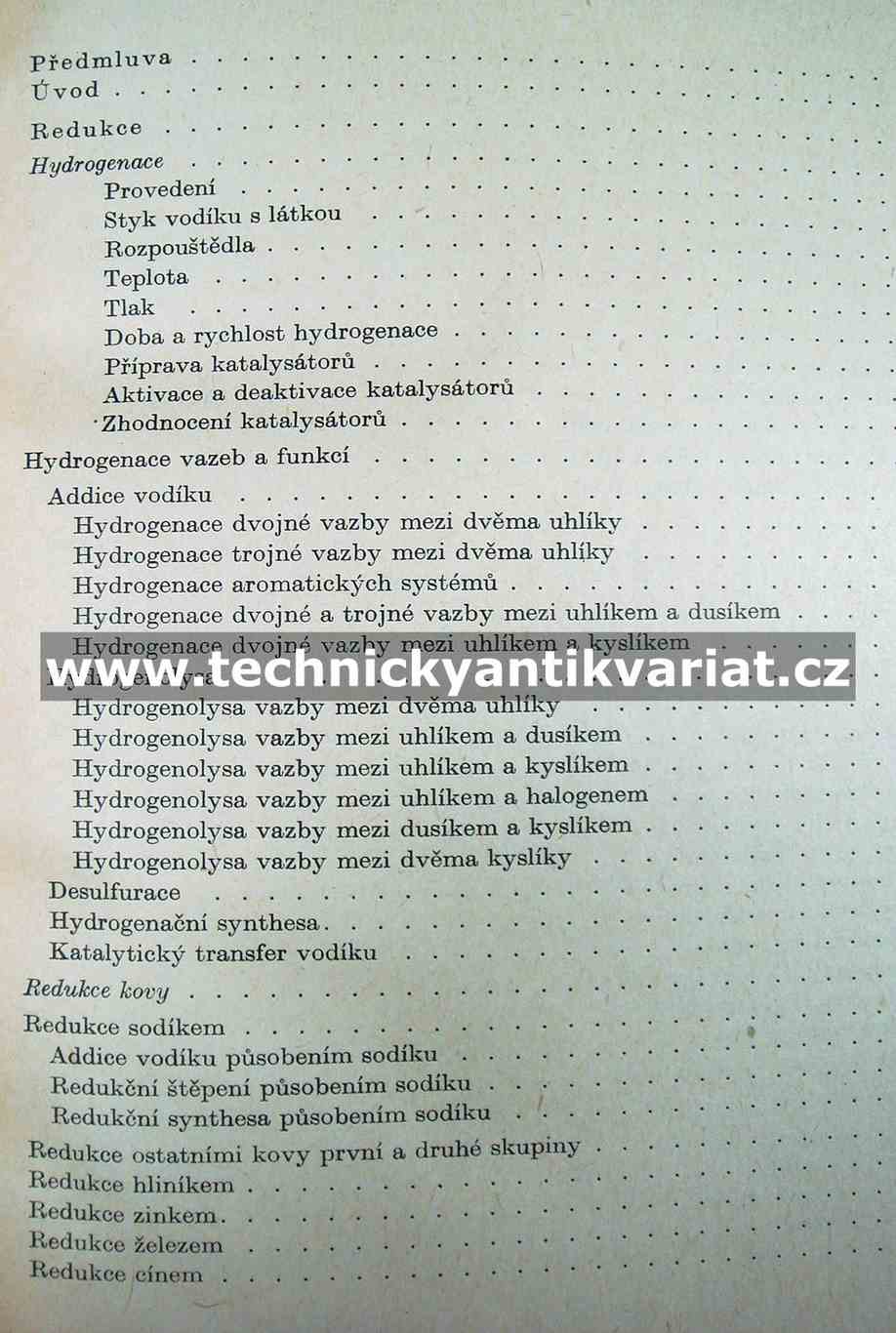 Methody preparativní organické chemie