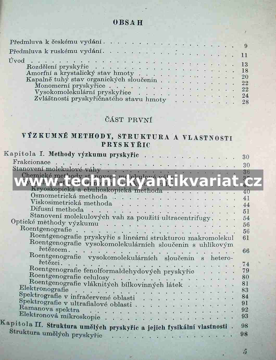 Chemie umělých pryskyřic