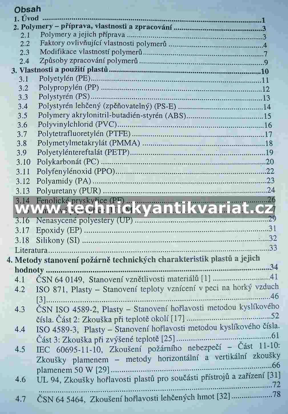 Plasty a jejich požární nebezpečí