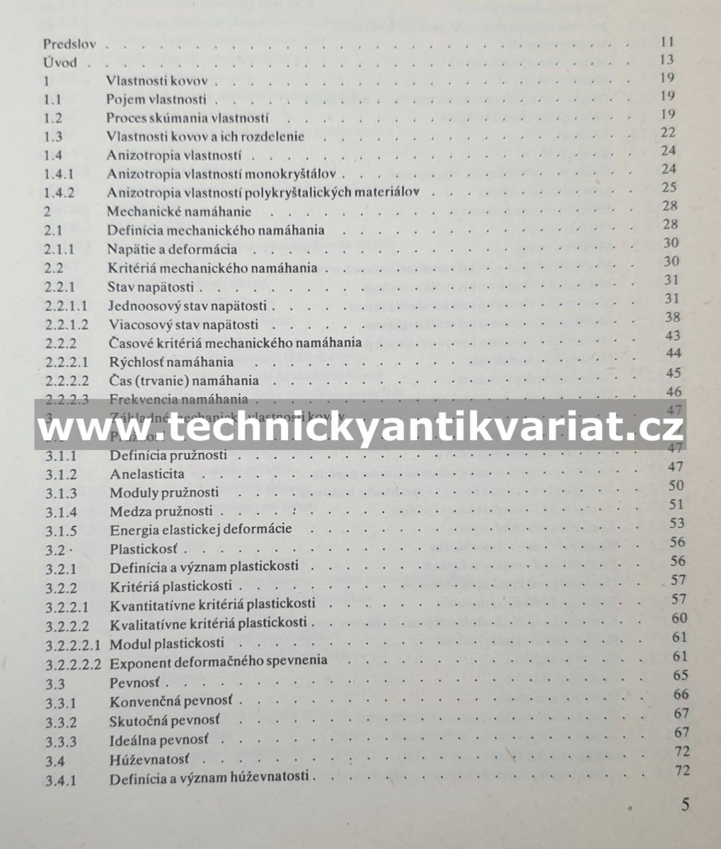 Mechanické vlastnosti a skúšanie kovov - Povol Veles (1985