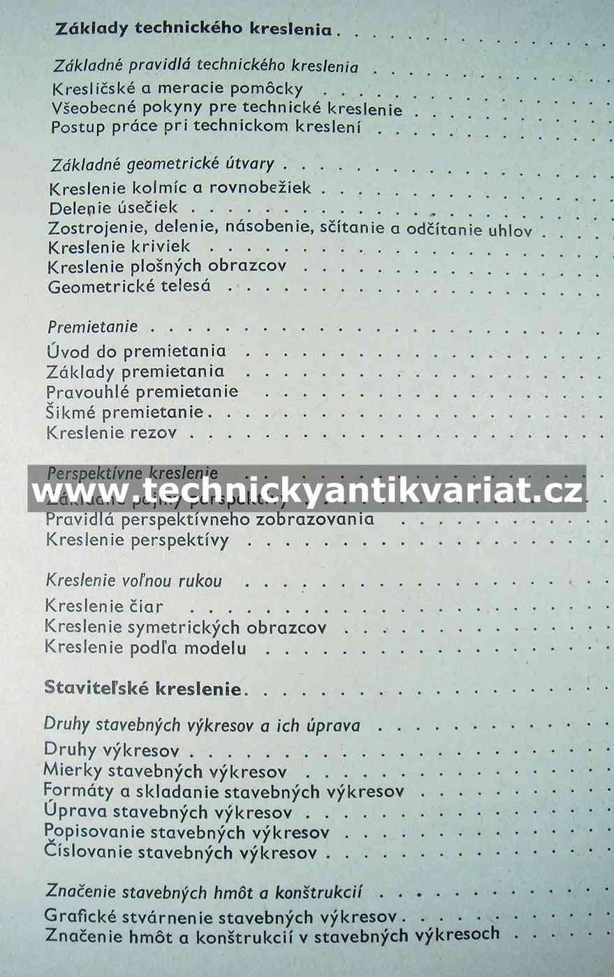 Čítanie a kreslenie stavebných výkresov