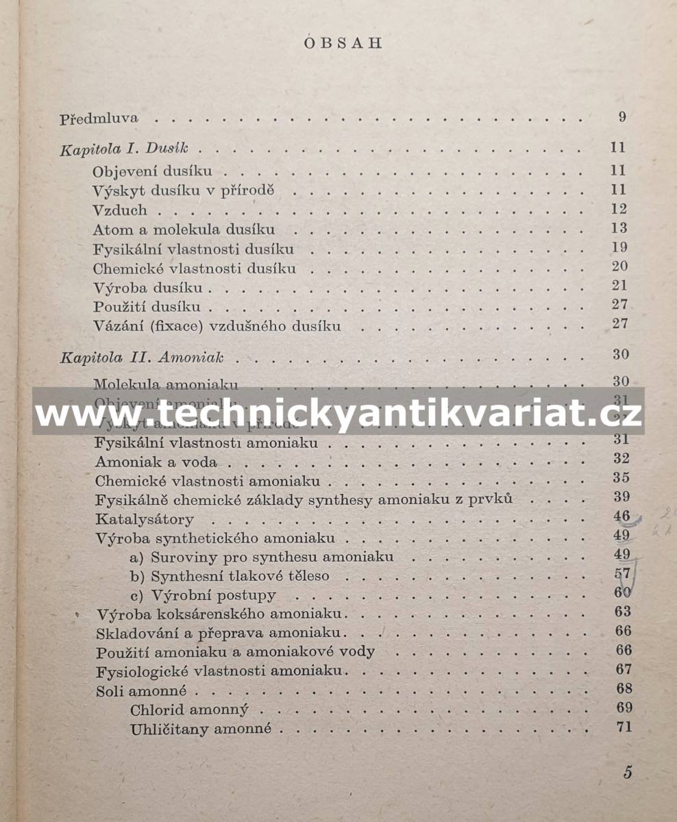 Chemie dusíku - Karel Hradský (1955)