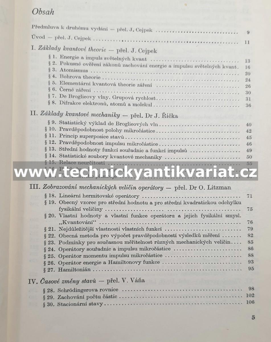 Základy kvantové mechaniky - D.I. Blochincev (1956)