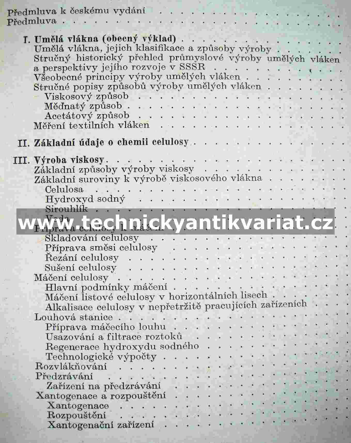Technologie umělých vláken