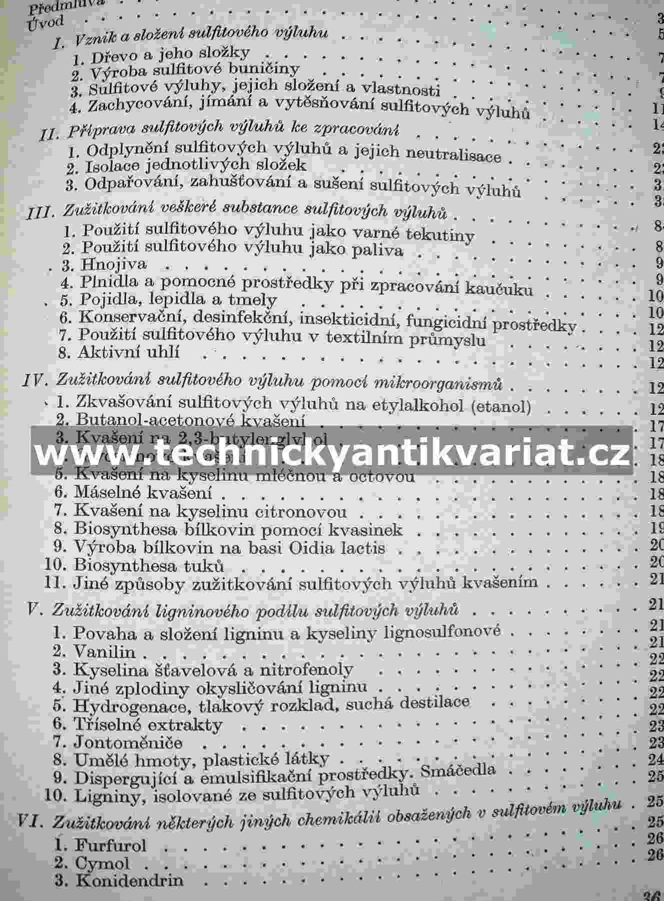 Sulfitové výluhy a jejich zužitkování - Boríšek, Šála, Svatoň (1953)