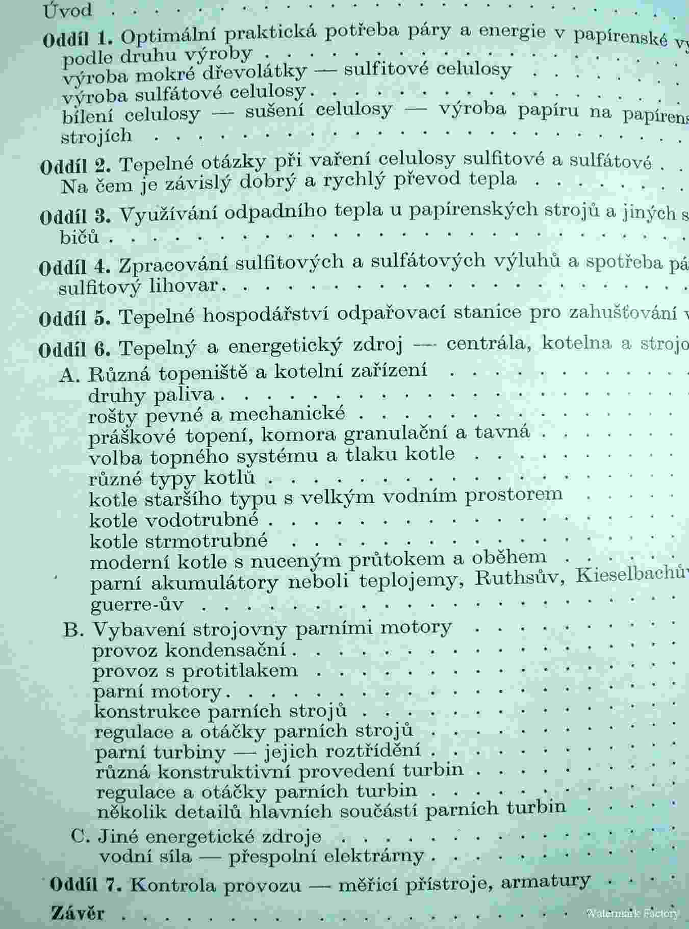 Tepelné a energetické hospodářství