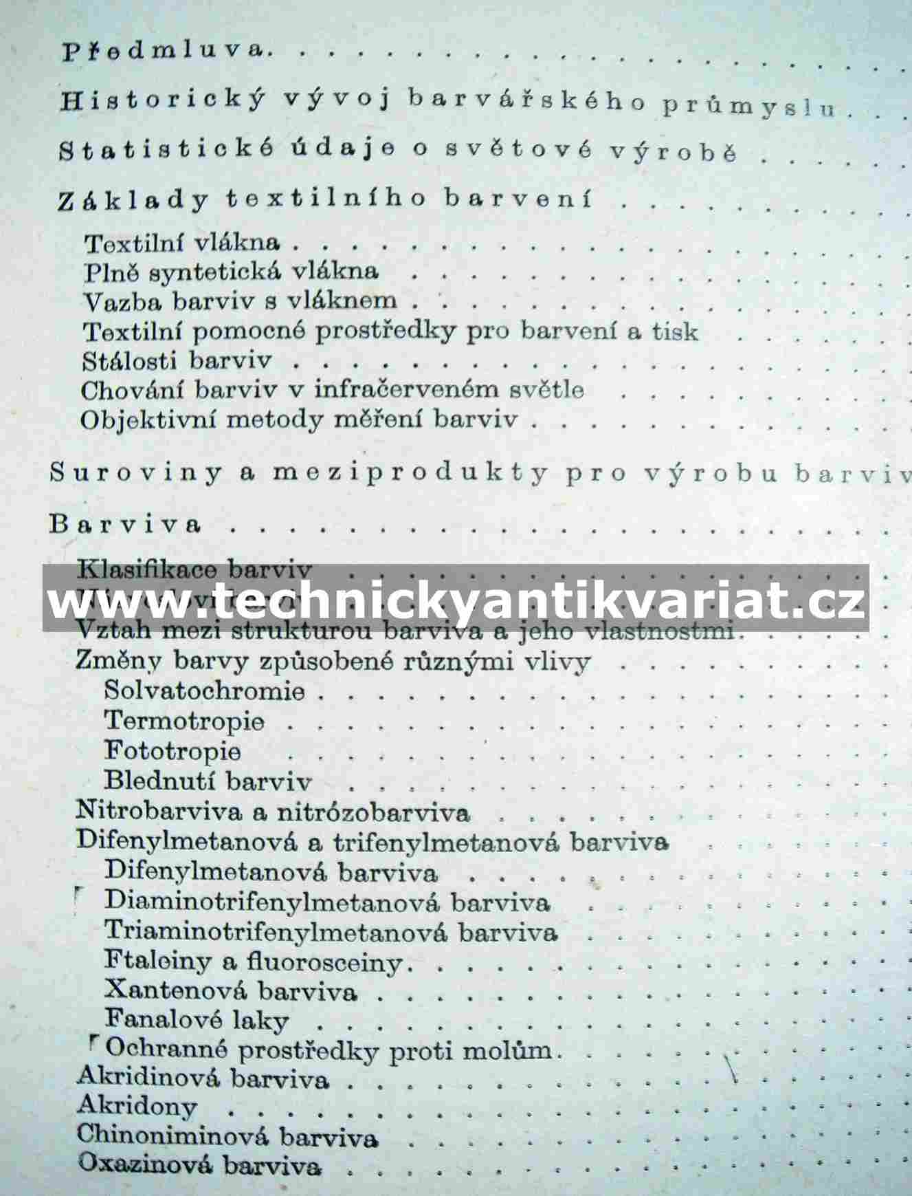 Přehled barviv