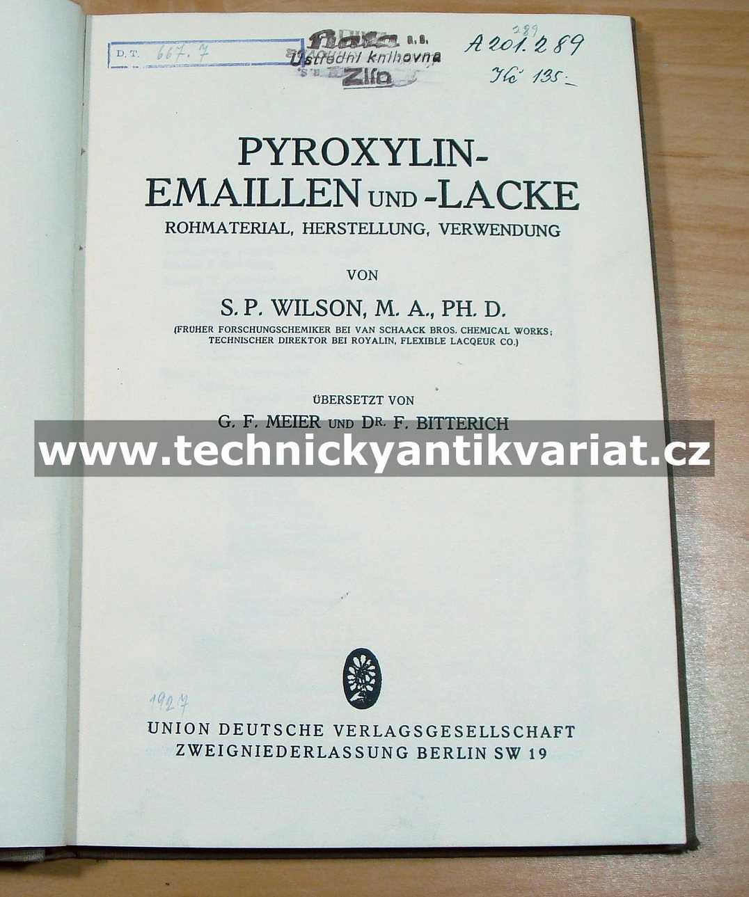 Pyroxylin Emaillen