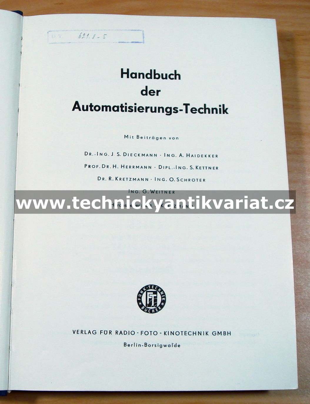 Handbuch der Automatisierung Technik (1959)