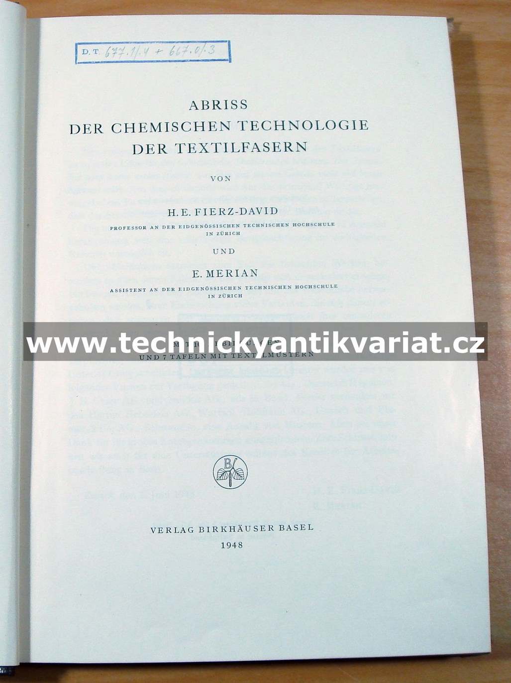 Abriss der chemischen Technologie der Textilfasern