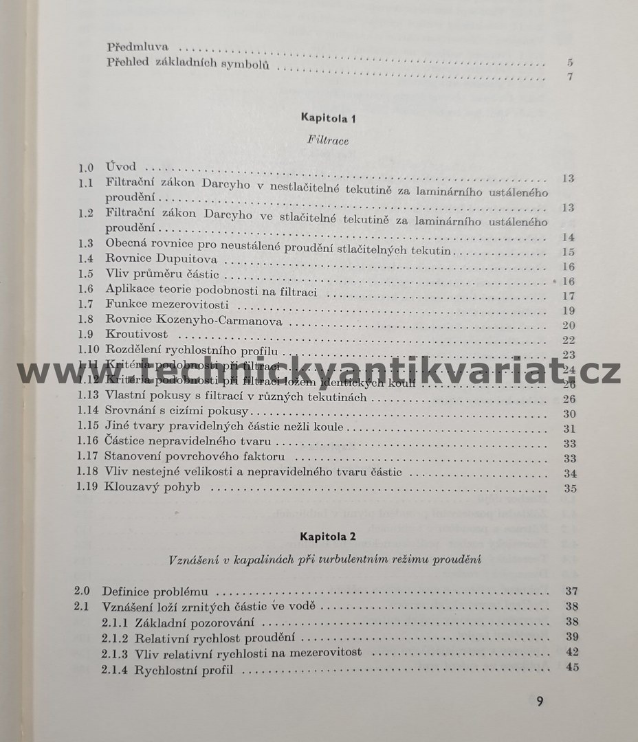 Proudění tekutiny pórovitým prostředím - Igor Tesařík (1961)