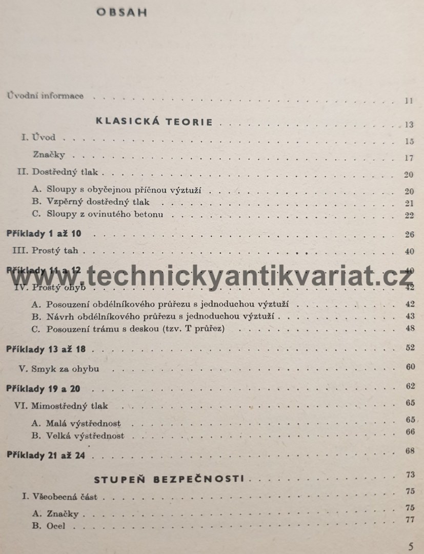 Beton v příkladech - Draxler, Drda (1975)