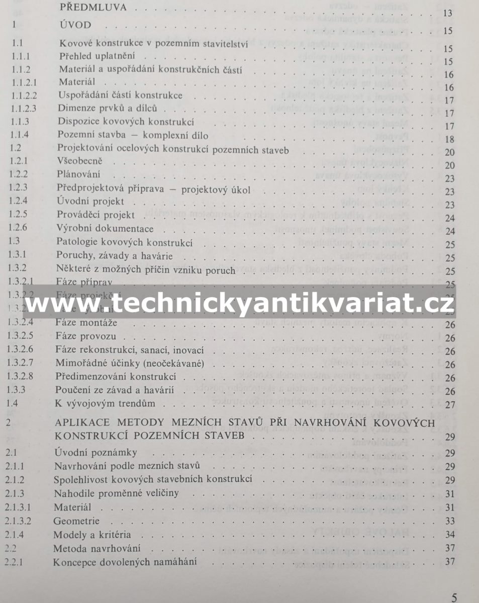 Kovové konstrukce pozemních staveb - Pavel Marek (1985)