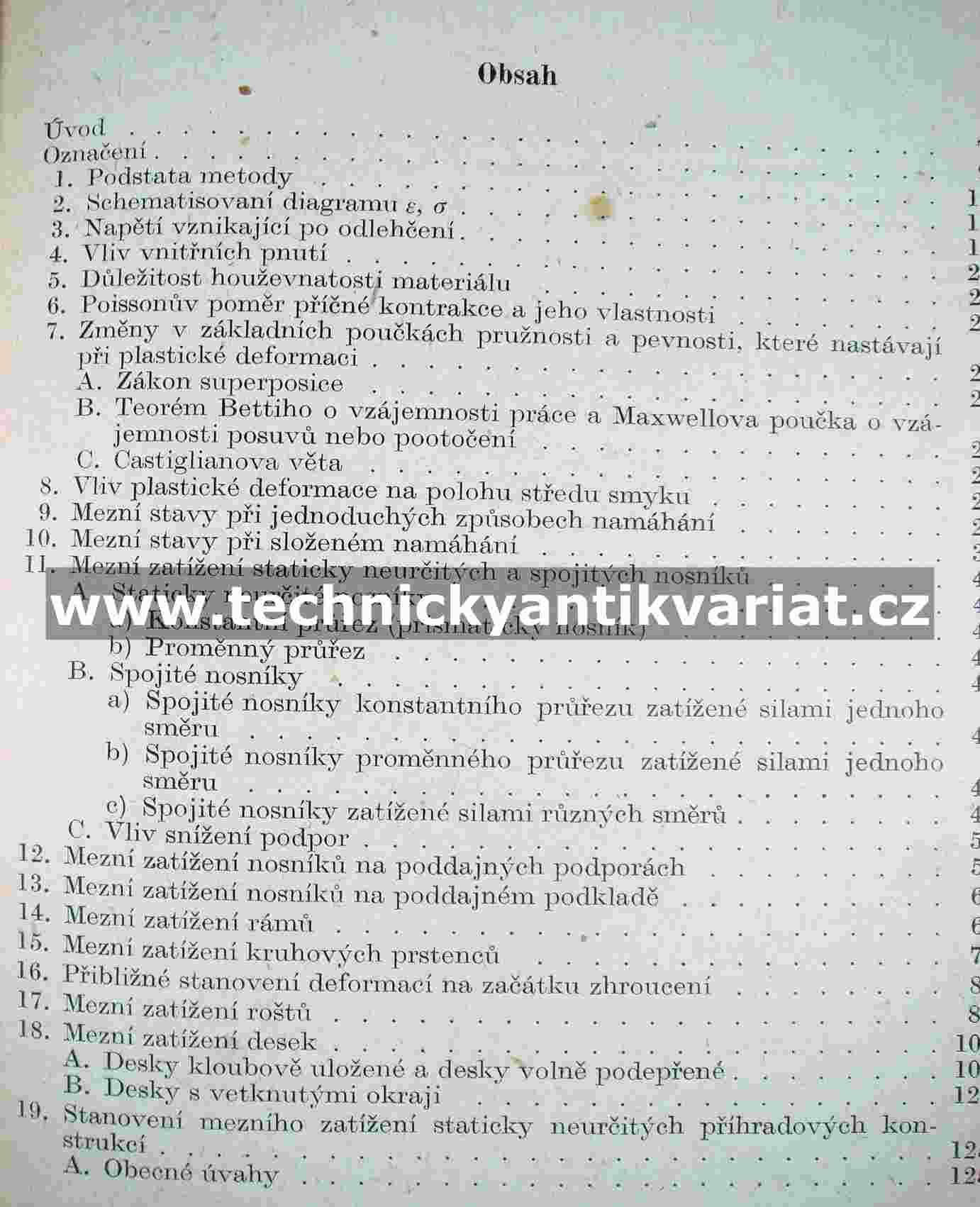Výpočet nosnosti podle mezních stavů