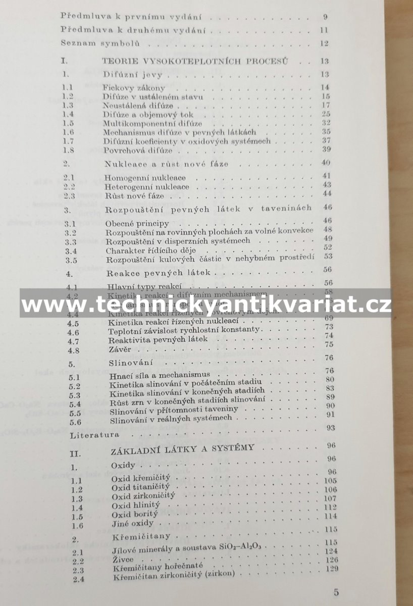 Základy technologie silikátů - Jan Hlaváč (1988)