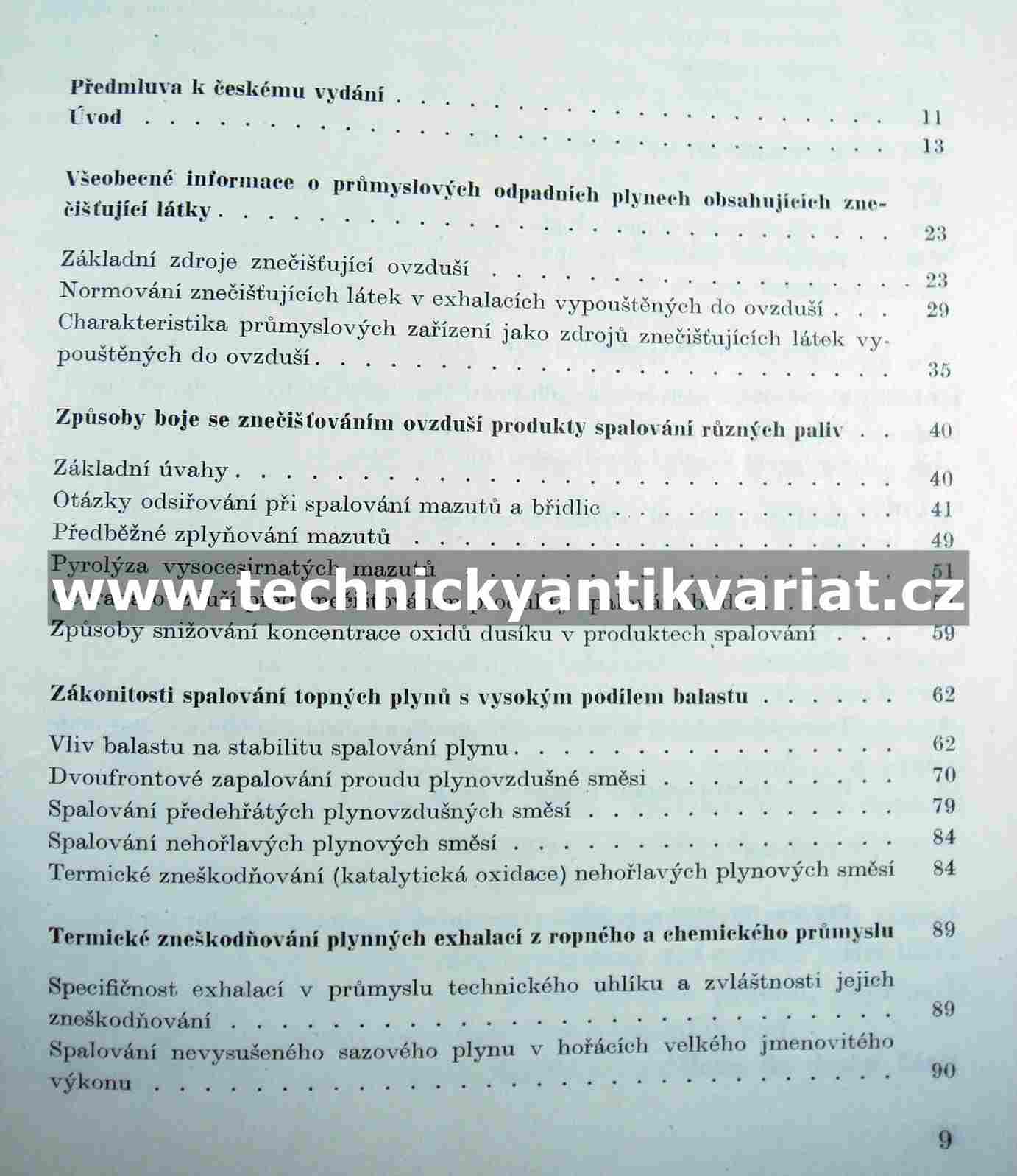 Zneškodňování průmyslových exhalací spalováním - V. A. Spejšer (1983)