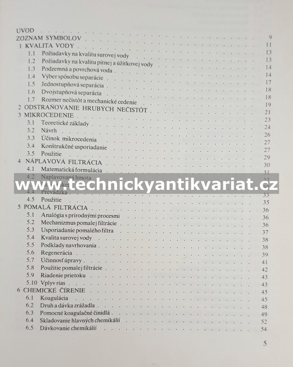 Separácia suspendovaných částic pri úprave vody - Igor Tesařík (1980)