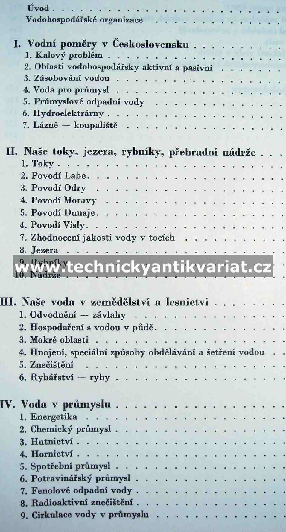 Povrchové vody v Československu a jejich ochrana - Jaroslav Bulíček (1972)
