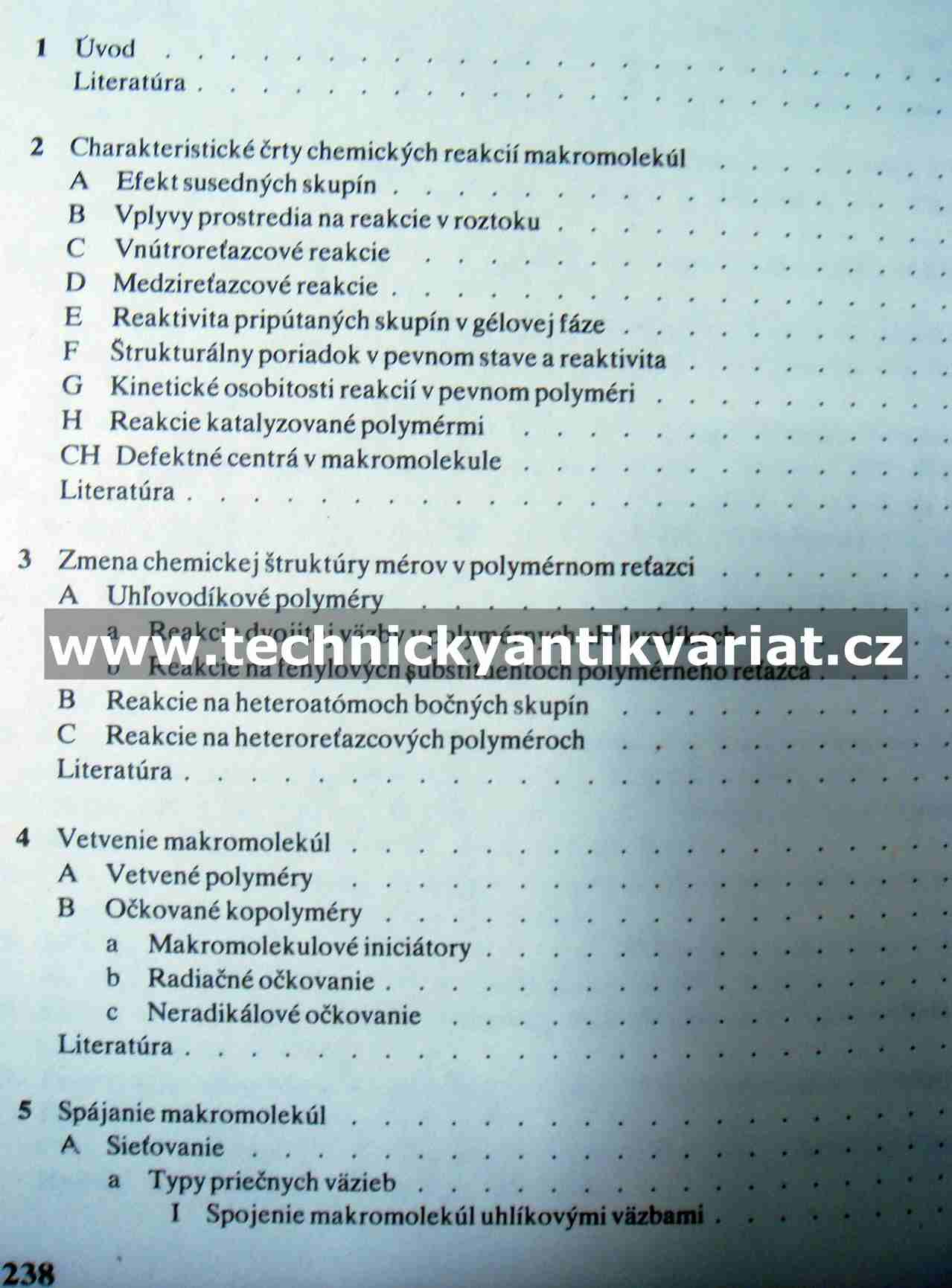 Chemické reakcie polymérov