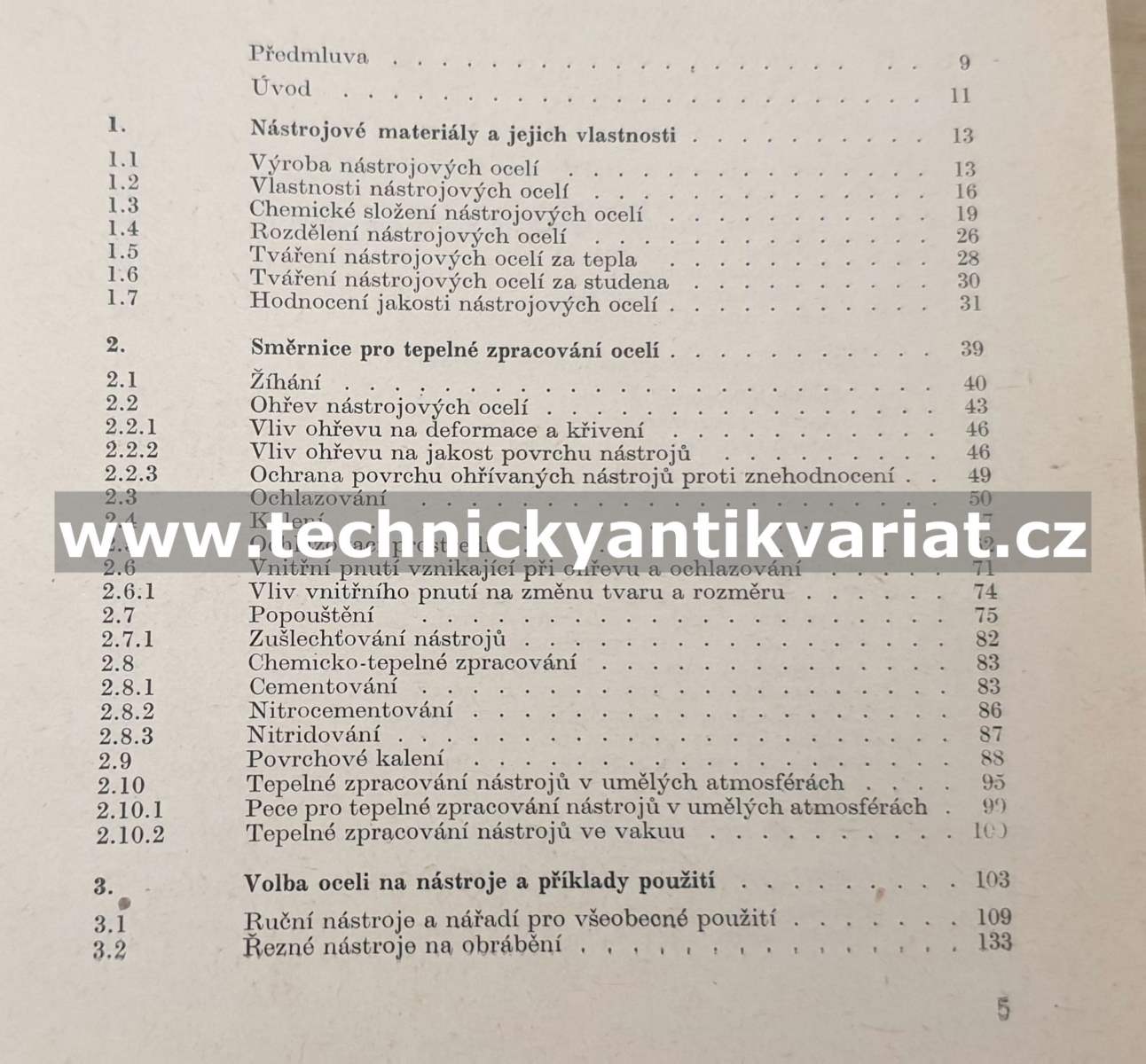 Nástrojové materiály a tepelné zpracování nástrojů - Morávek, Babrovský (1972)