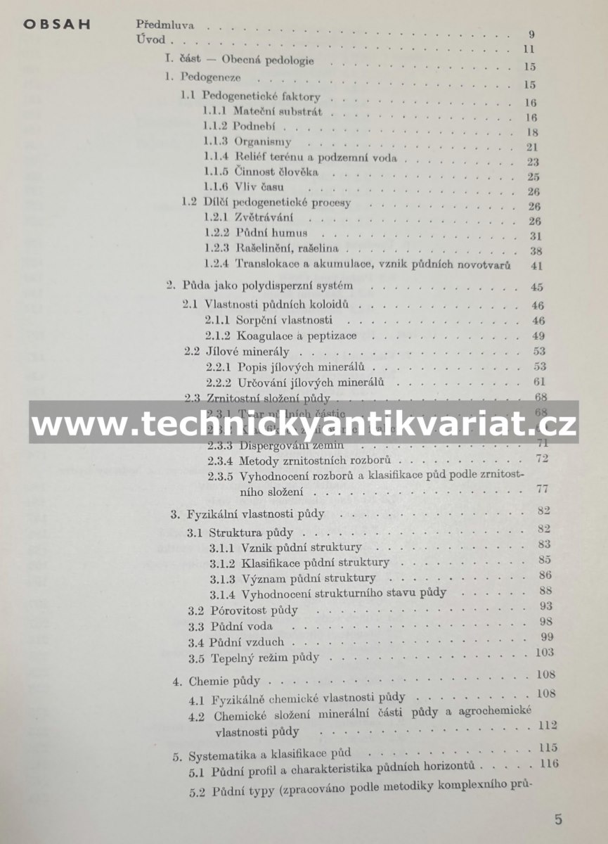 Vodohospodářská pedologie - Miroslav Kutílek (1966)