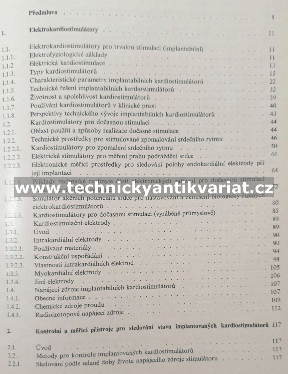 Elektronické přístroje pro stimulaci orgánů a tkání - M. Vrána, R. I. Uťamyšev (1984)