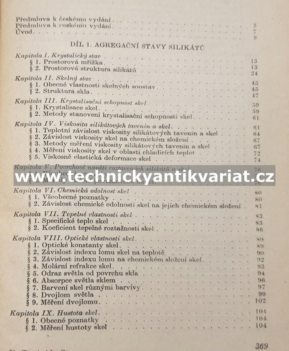 Chemie křemíku a fysikální chemie silikátů - Jevstropjev, Toporov (1956)