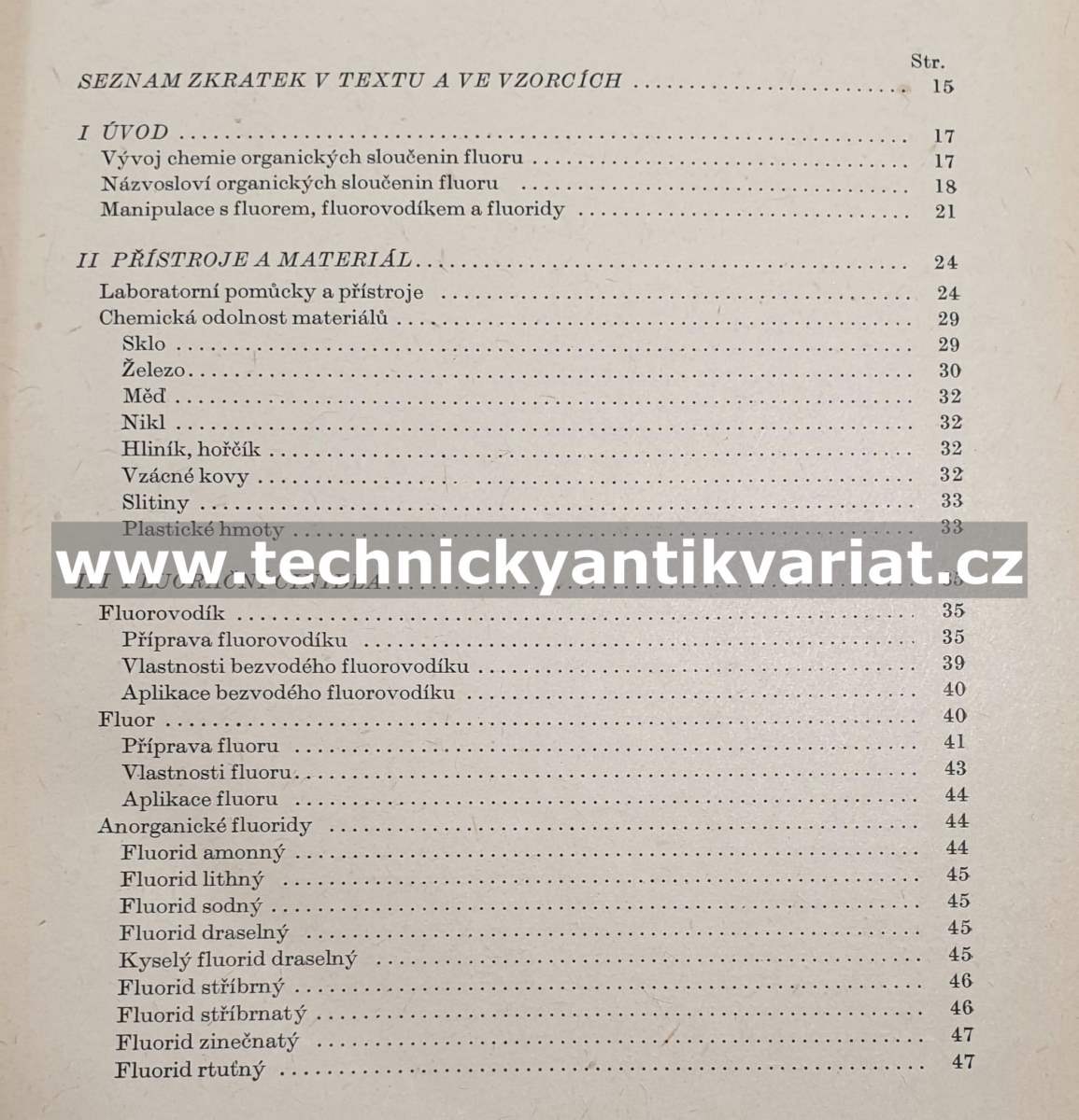 Chemie organických sloučenin fluoru - Miloš Hudlický (1958)