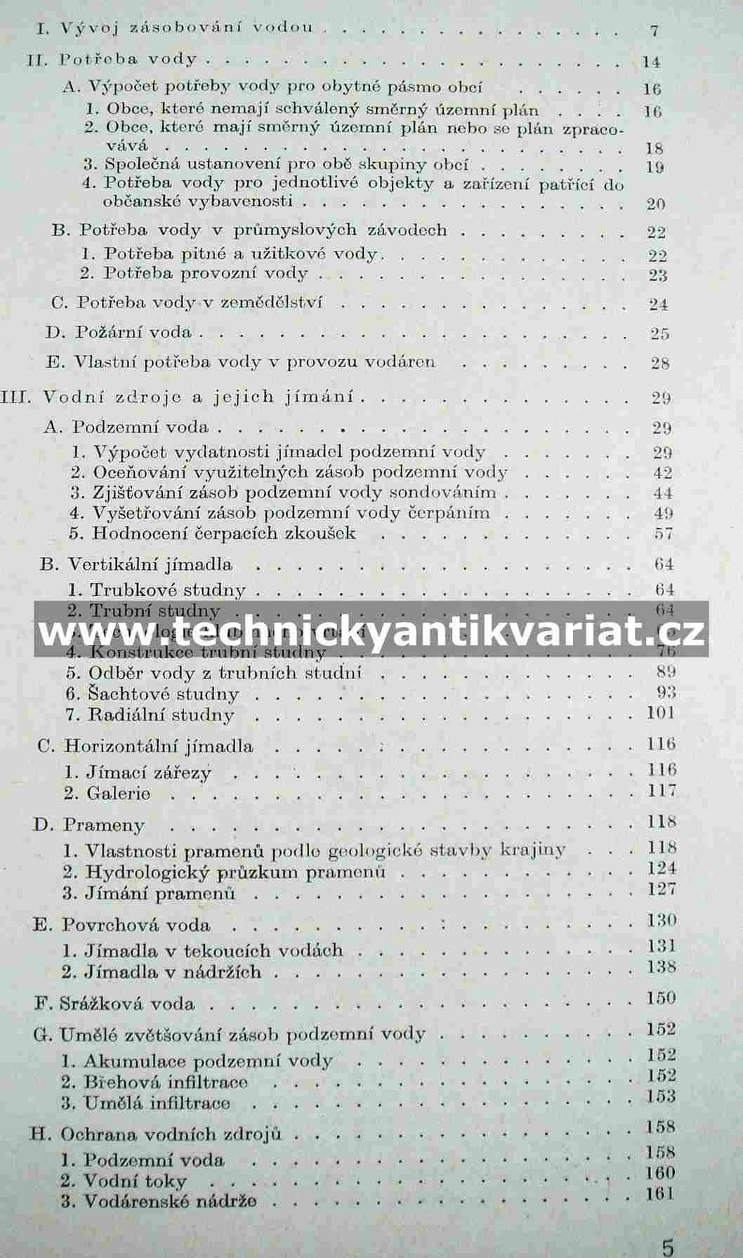 Vodárenství I.,II. - Roth, Kroupa, Sukovitý, Višňovský (1970, 1971)