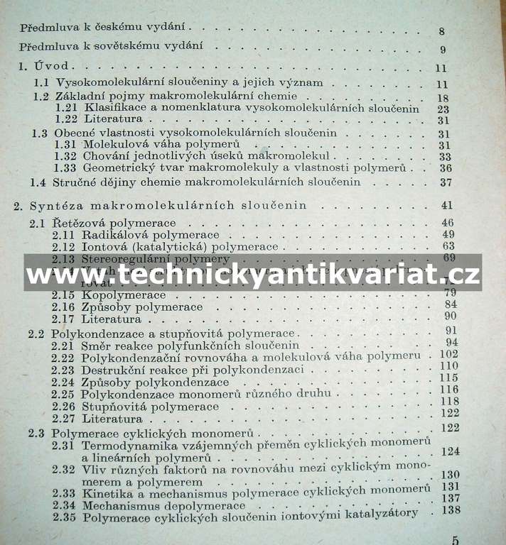 Základy chemie makromolekulárních látek